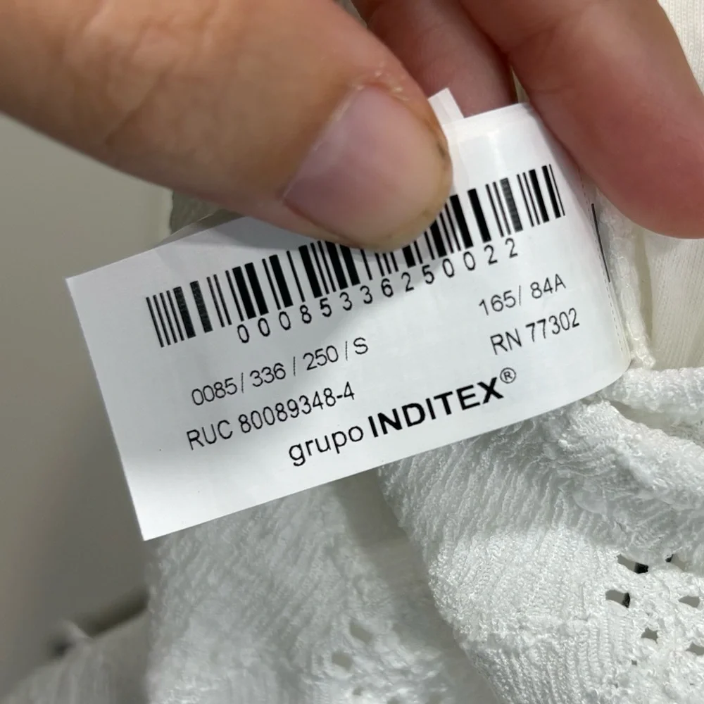 NWT Zara halter mixed material top - Picture 7 of 9